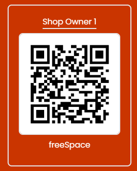 Shop Owner QR code (sample)